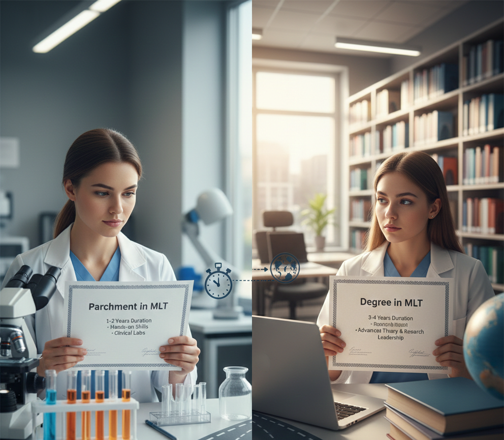 parchment or a degree