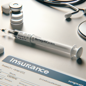Ozempic semaglutide injection pen next to Medicaid insurance card illustrating 2026 coverage question